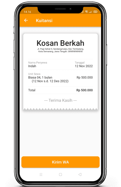 Kosanku android app screenshot 2